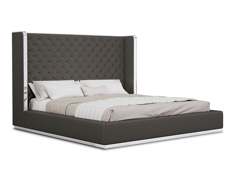 Whiteline Modern Living Abrazo King Bed BK1356P - Bed & Sofa Hub
