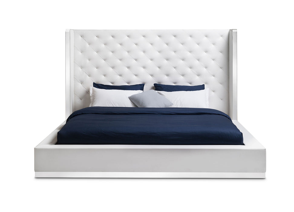 Whiteline Modern Living Abrazo King Bed BK1356P - Bed & Sofa Hub