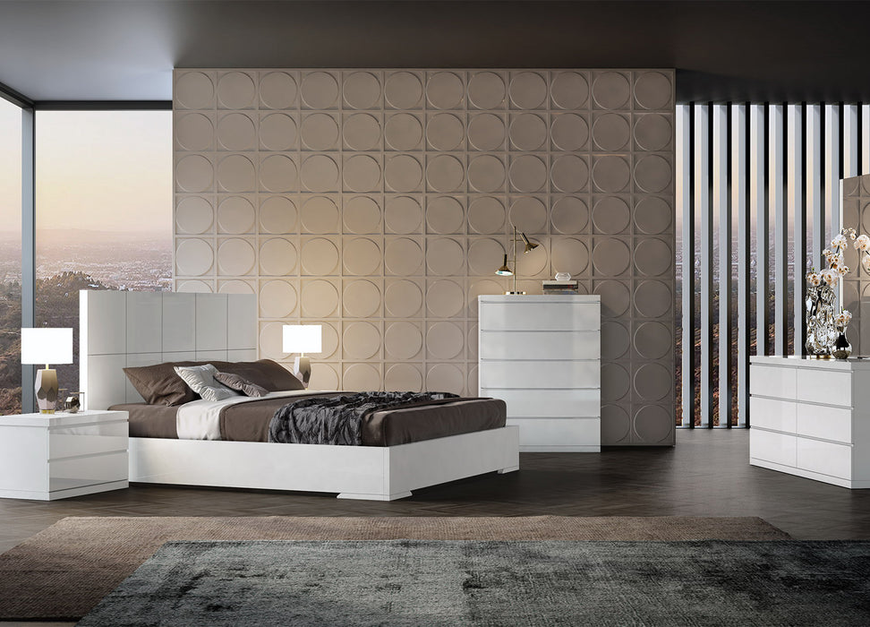 Whiteline Modern Living Anna King Bed BK1207 - Bed & Sofa Hub