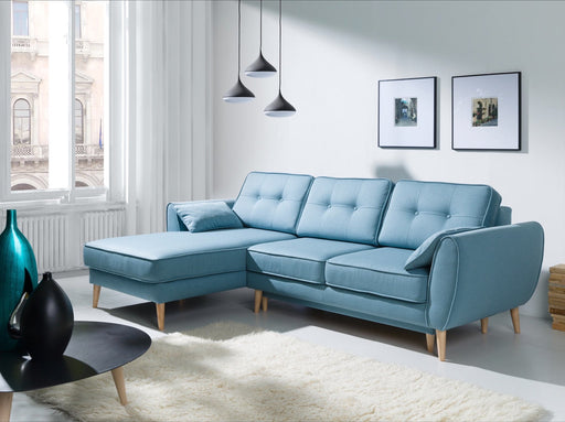 Maxima House Sectional sleeper Sofa with storage Left Facing Chaise BEN009 - Bed & Sofa Hub