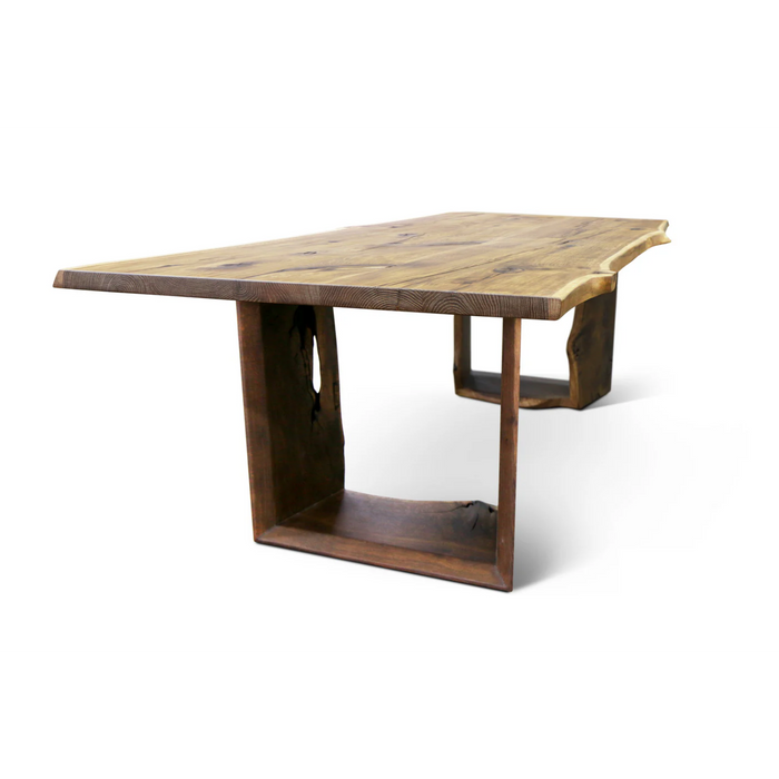 Maxima House Baum Kante 240 Oak Wood Dining Table - Bed & Sofa Hub