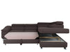 Maxima House Sectional FULL Size Sleeper Sofa BEAU Storage MIR003 - Bed & Sofa Hub