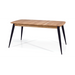 Maxima House Ula Extendable Oak Wood Dining Table - Bed & Sofa Hub
