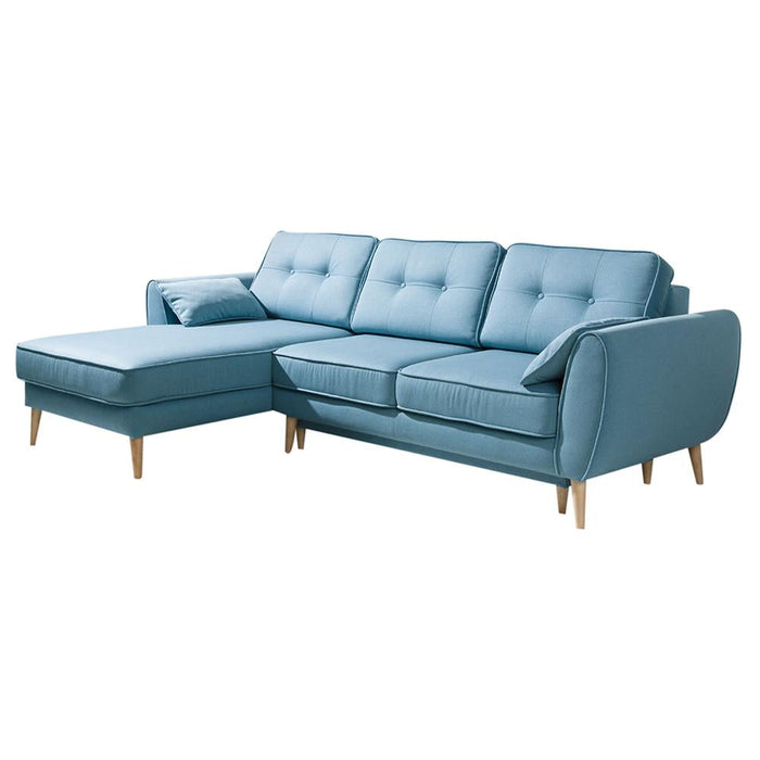 Maxima House Sectional sleeper Sofa with storage Left Facing Chaise BEN009 - Bed & Sofa Hub