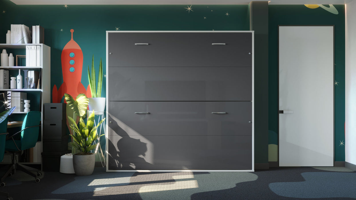 Maxima House OTIS Murphy Bunk Bed European TWIN size with mattresses OTIS-W - Bed & Sofa Hub