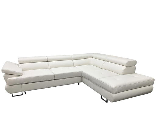 Maxima House LUTON Leather Sectional Sleeper Sofa BEN030 - Bed & Sofa Hub