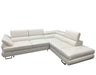 Maxima House LUTON Leather Sectional Sleeper Sofa BEN030 - Bed & Sofa Hub