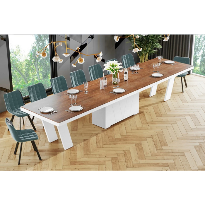 Maxima House Dining Set ALETA 11 pcs. modern Dining Table - Bed & Sofa Hub