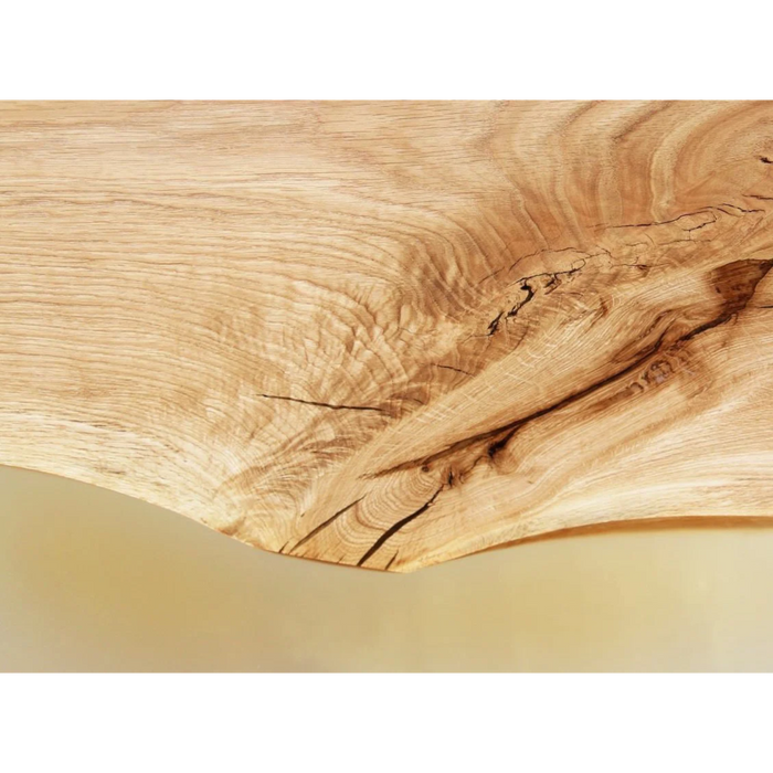 Maxima House Solid Wood Dining Table Banur-Gl with Polymer Resin - Bed & Sofa Hub