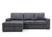 Whiteline Modern Living Elga Sectional SR1708F-LGRY - Bed & Sofa Hub