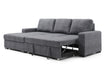 Whiteline Modern Living Elga Sectional SR1708F-LGRY - Bed & Sofa Hub