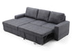 Whiteline Modern Living Elga Sectional SR1708F-LGRY - Bed & Sofa Hub