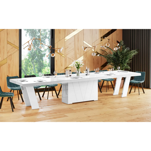Maxima House Dining Set ALETA 11 pcs. modern Dining Table - Bed & Sofa Hub