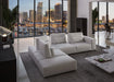 Whiteline Modern Living Florida Sectional SR2001L-WHT - Bed & Sofa Hub