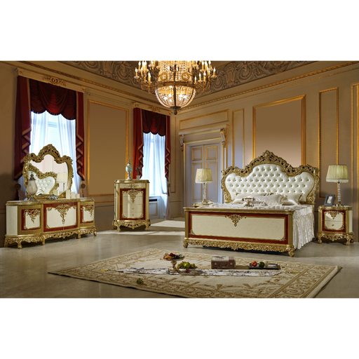 Homey Design HD-5138 – 4PC Bedroom Set - Bed & Sofa Hub