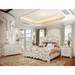 Homey Design HD-8008 4PC BEDROOM SET IVORY - Bed & Sofa Hub