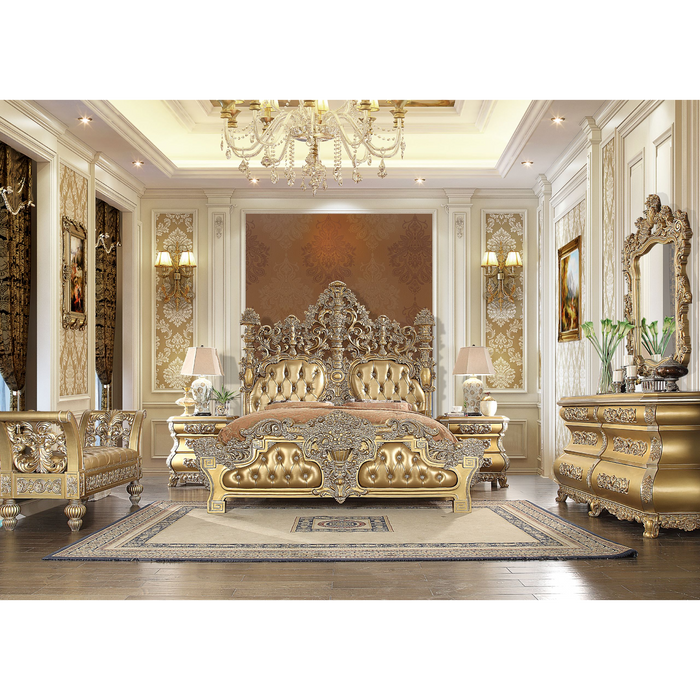 Homey Design Hd-8016 – 4 Pc Bedroom Set - Bed & Sofa Hub