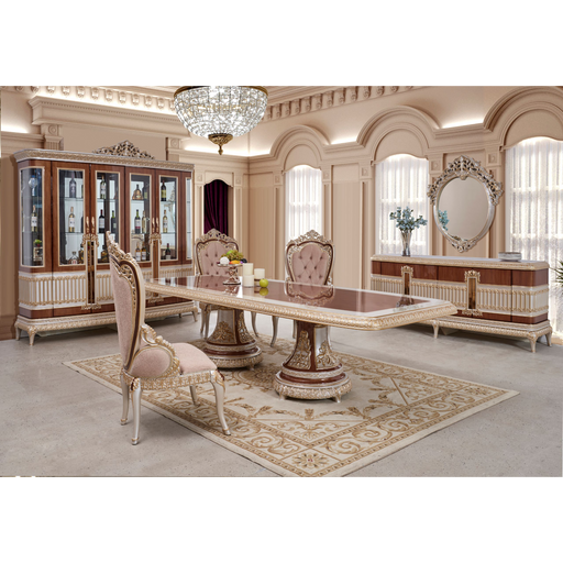 Homey Design HD-9021 – 7PC DINING SET - Bed & Sofa Hub