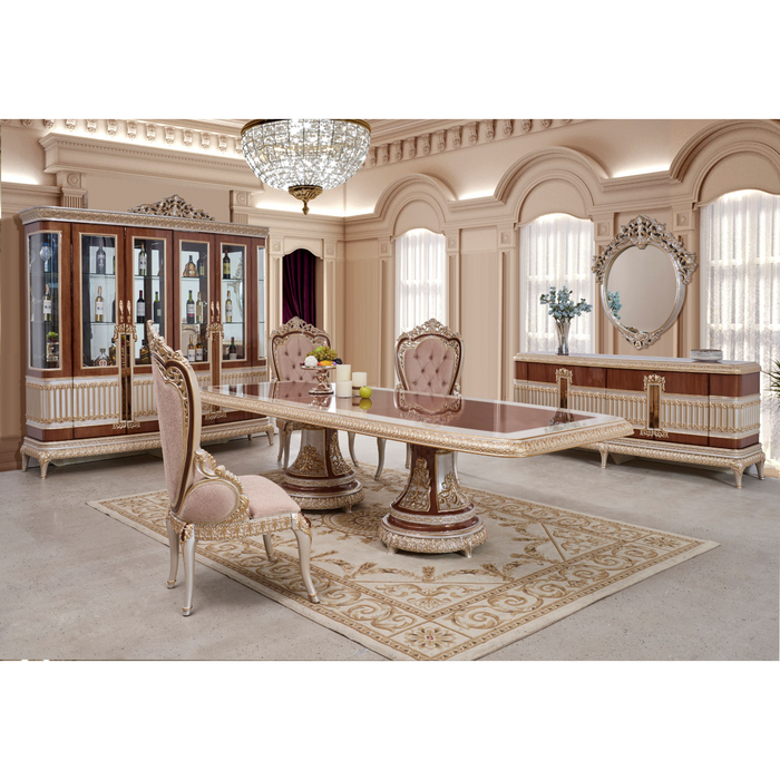 Homey Design HD-9021 – 7PC DINING SET - Bed & Sofa Hub