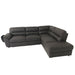 Maxima House Sectional Sleeper BALTICA Natural Leather Sofa with storage Dolm005 - Bed & Sofa Hub