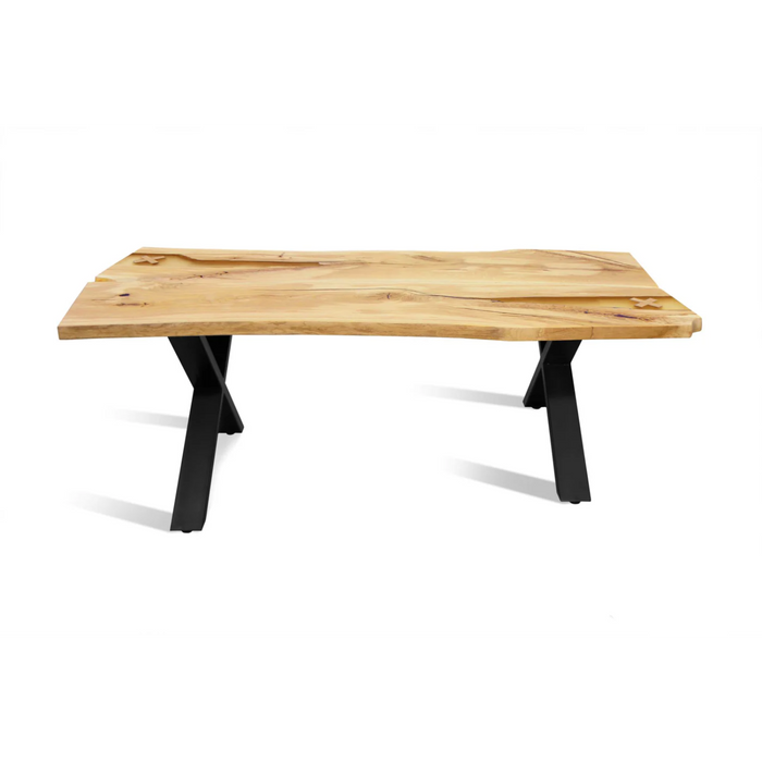 Maxima House Urban-100 Solid Wood Dining Table - Bed & Sofa Hub