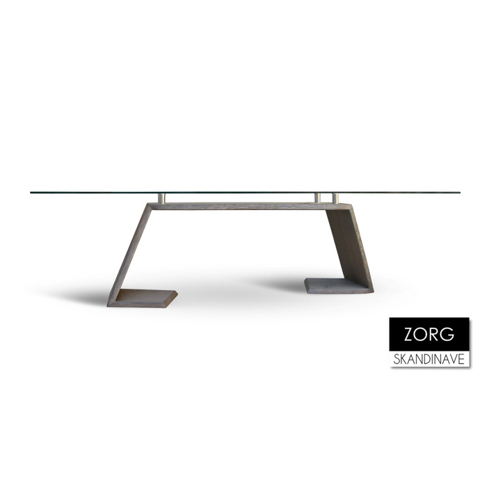 Maxima House Gor Glass Top Dining Table - Bed & Sofa Hub