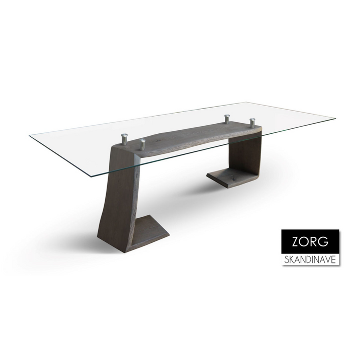 Maxima House Gor Glass Top Dining Table - Bed & Sofa Hub