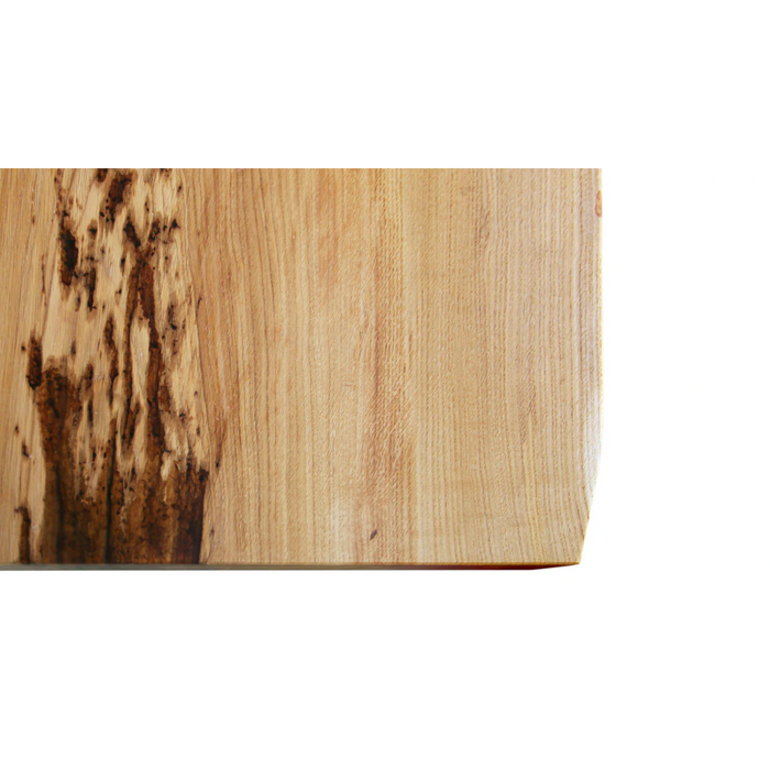 Maxima House Solid Wood Dining Table with Glass legs - Bed & Sofa Hub