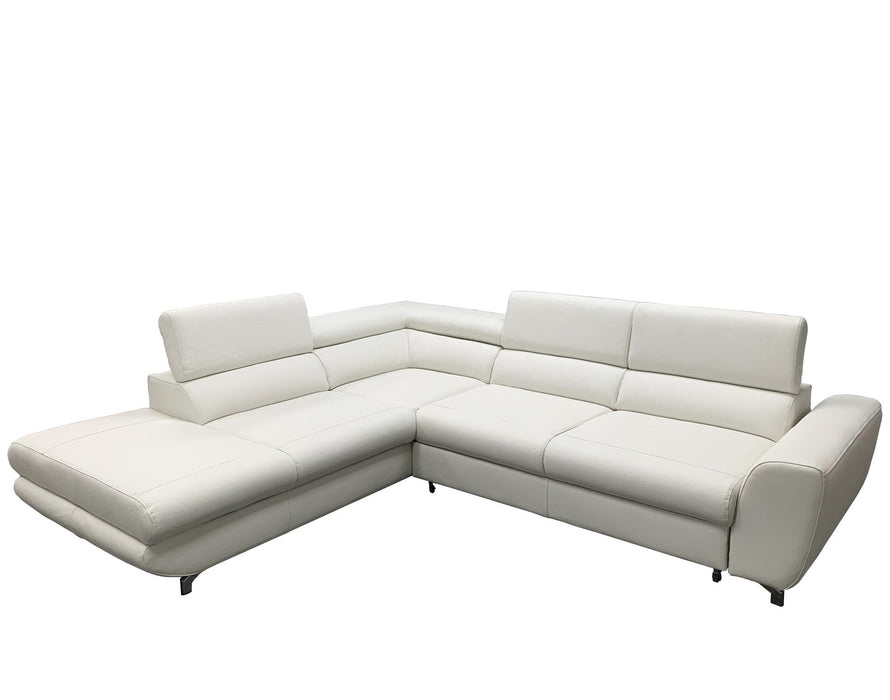Maxima House Leather Sectional Sleeper Sofa PIANO BEN032 - Bed & Sofa Hub