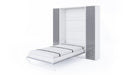 Maxima House Invento Vertical Wall Bed, European Full XL Size with 2 cabinets IN140V-07W - Bed & Sofa Hub
