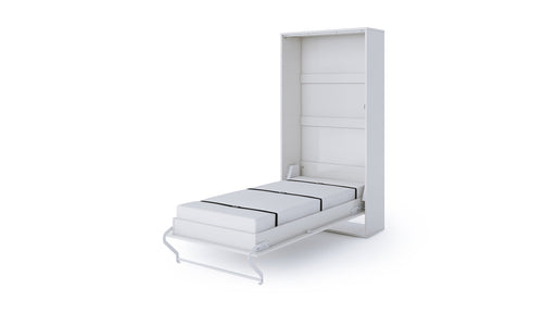 Maxima House Vertical Murphy Bed Invento, European Twin Size with mattress IN-03W - Bed & Sofa Hub