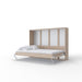 Maxima House European Horizontal Twin Size Murphy Bed Brescia with mattress CP-06 - Bed & Sofa Hub