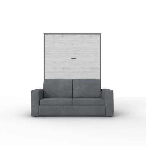 Maxima House Murphy bed European Full XL Vertical with Sofa Invento IN001GW-G - Bed & Sofa Hub