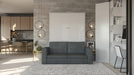 Maxima House Murphy bed European Full XL Vertical with Sofa Invento IN001W-G - Bed & Sofa Hub