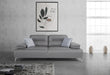 Whiteline Modern Living Ruslan Sofa SO1759-LGRY - Bed & Sofa Hub