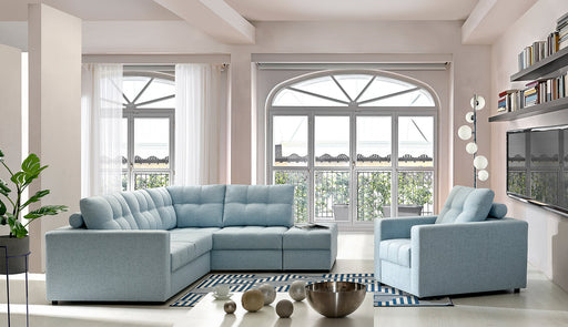 Maxima House Sectional Sleeper Sofa MENA with storage DOL027 - Bed & Sofa Hub