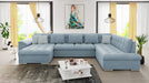 Maxima House LEONARDO Sectional Sleeper Sofa MIR011 - Bed & Sofa Hub
