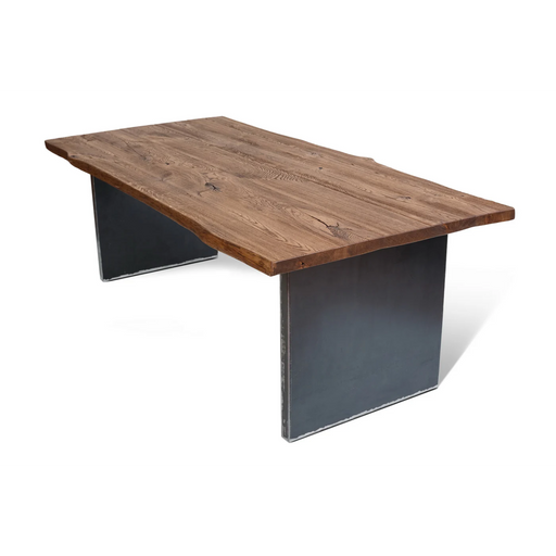 Maxima House Natural Line B Oak Wood Dining Table - Bed & Sofa Hub