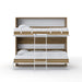 Maxima House OTIS Murphy Bunk Bed European TWIN size with mattresses OTIS-W - Bed & Sofa Hub
