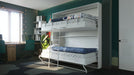Maxima House OTIS Murphy Bunk Bed European TWIN size with mattresses OTIS-W - Bed & Sofa Hub