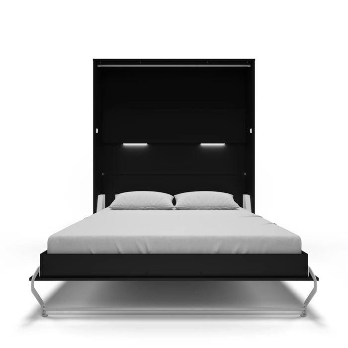 Maxima House Vertical European Queen Size Murphy Bed Invento, Led Included - Bed & Sofa Hub