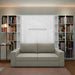 Maxima House Vertical European Full Size Murphy Bed Invento with Sofa and Two Cabinets - Bed & Sofa Hub