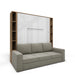 Maxima House Vertical European Queen Size Murphy Bed Invento with  Sofa and Two Cabinets - Bed & Sofa Hub