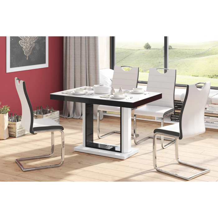 Maxima House Dining Set Quatro with 6 Chairs - Bed & Sofa Hub