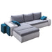 Maxima House Sectional with storage Left Facing Chaise - Bed & Sofa Hub