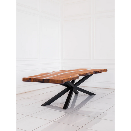 Maxima House Hornbeam Wood Dining Table RESTO filled - Bed & Sofa Hub