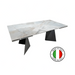 Maxima House Extendable Dining Table ALBERTO with ceramic top - Bed & Sofa Hub
