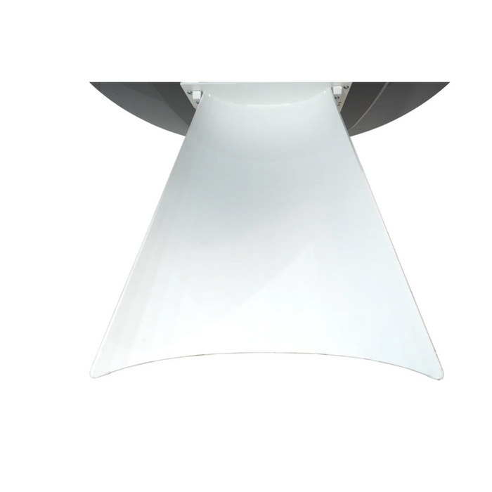 Maxima House Dining Table Giorgia with White Ceramic Top and Metal Base - Bed & Sofa Hub