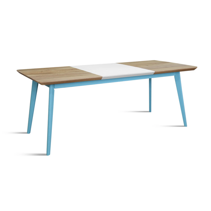 Maxima House Nordik Oak Wood Dining Table - Bed & Sofa Hub