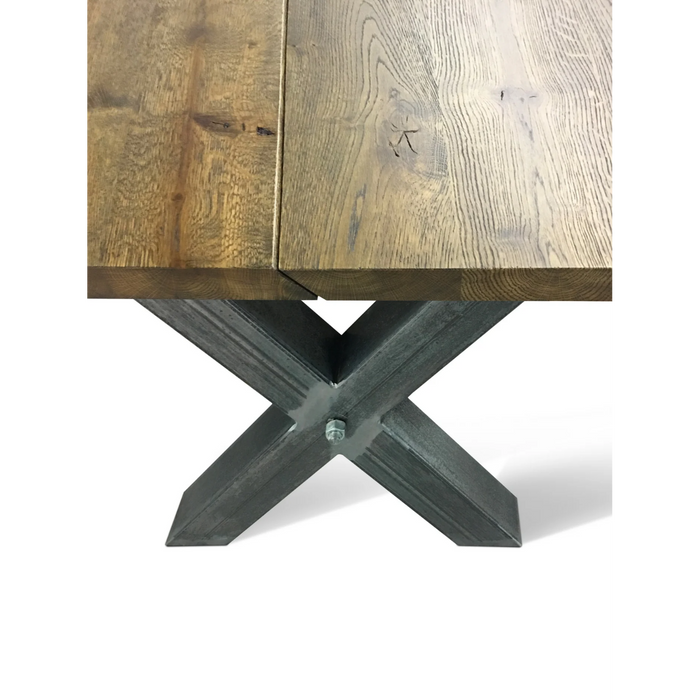 Maxima House Castle Line 2 Oak Wood Dining Table - Bed & Sofa Hub